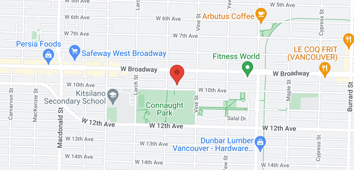 map of 2355-2365 W 10TH AVENUE
